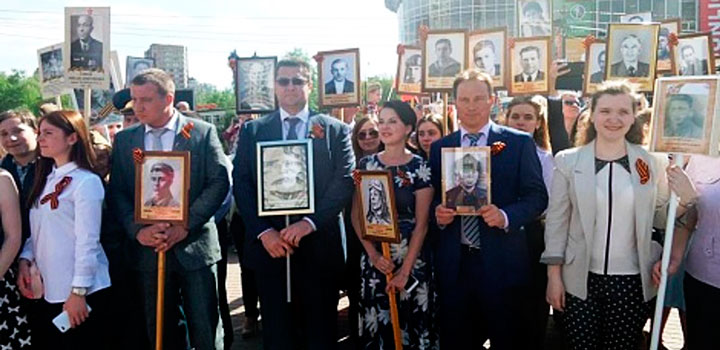 Ветераны Пушкино приняли участие в праздновании Дня Победы