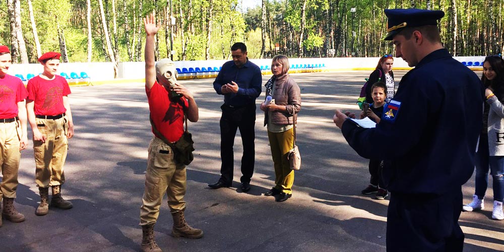 Домодедовское отделение «БОЕВОГО БРАТСТВА» приняло участие в эстафете «Готов к защите Отечества»