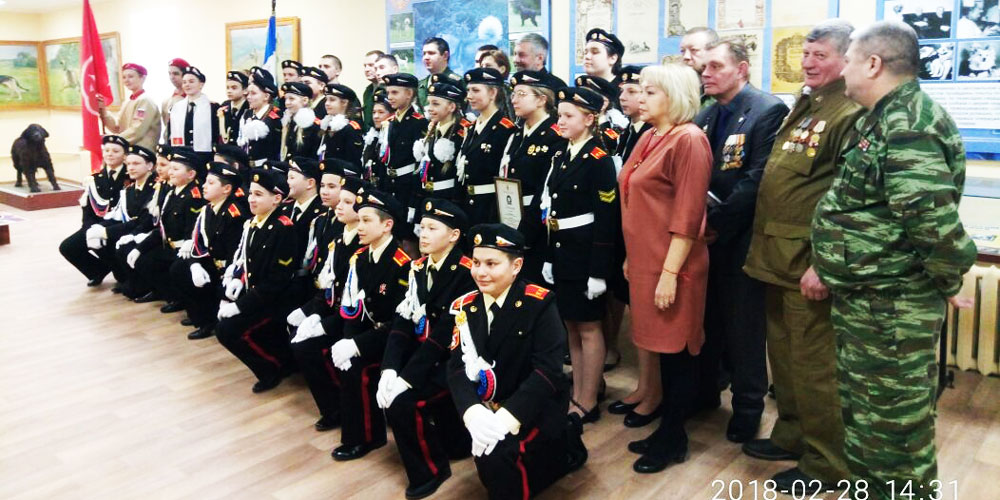 Юные кадеты приняли присягу в музее