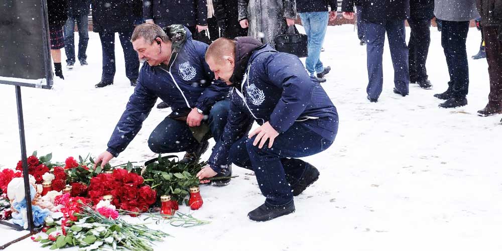 Акцию памяти кемеровчан провели в Пушкино