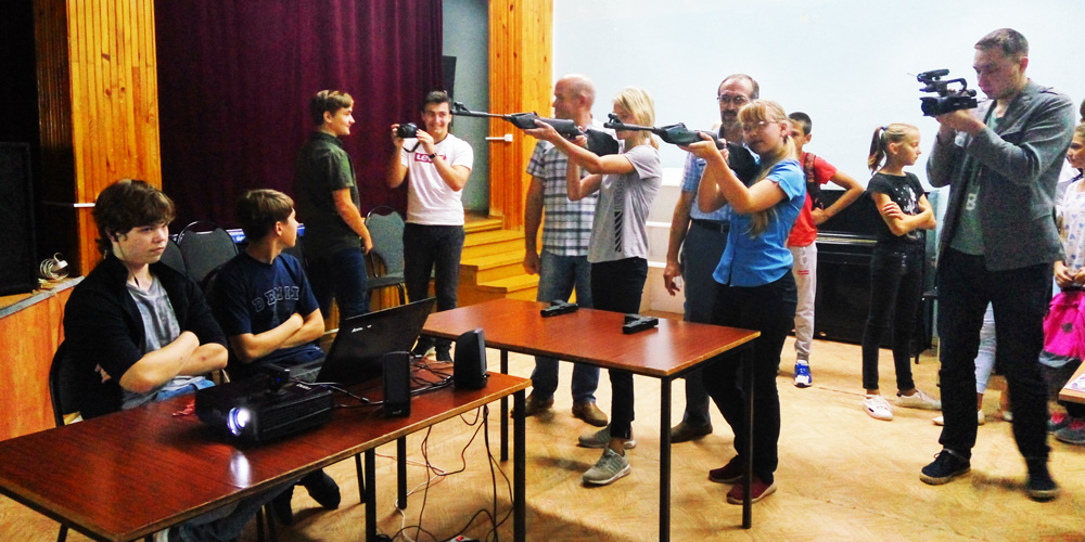 В Егорьевске прошли соревнования по стрельбе среди школьников