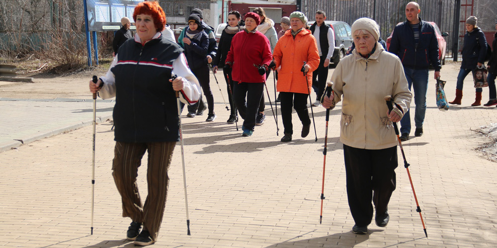 Ветераны подмосковной Каширы приняли участие во Всероссийской акции здоровья