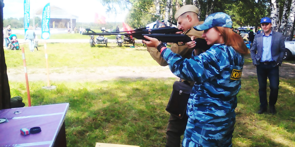Ветераны и молодёжь приняли участие в соревнованиях по стрельбе