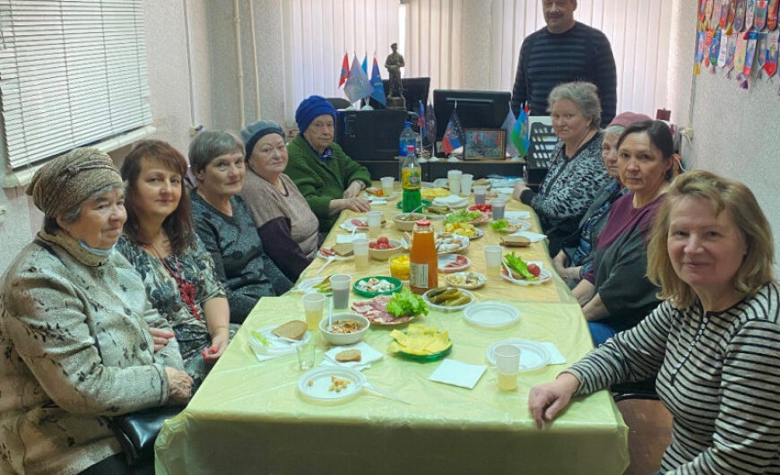 Ветераны Подольского «БОЕВОГО БРАТСТВА» общались с вдовами и матерями погибших защитников Отечества