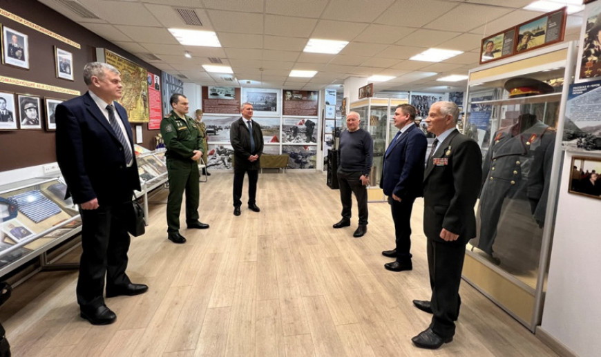 Музей воинов-«афганцев» Солнечногорья посетила делегация силовых структур