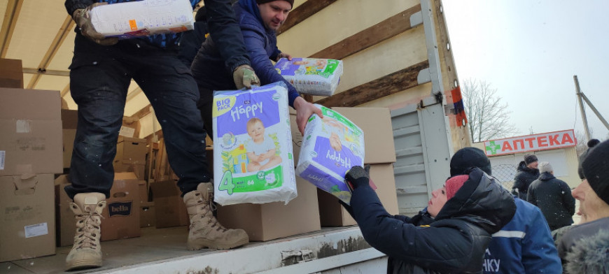 Балашихинцы передали 20 тонн гуманитарной помощи жителям Донбасса