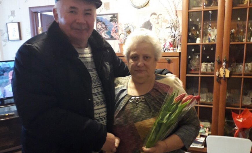 Ветераны Озерского «БОЕВОГО БРАТСТВА» поздравили матерей защитников Отечества с 8 марта
