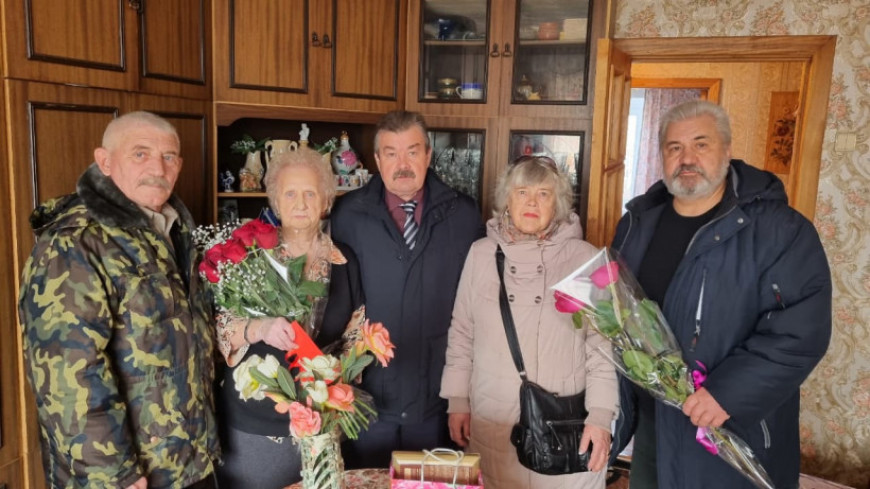 Ветерана Электрогорского «БОЕВОГО БРАТСТВА» Галину Лыкову поздравили с 95-летним юбилеем