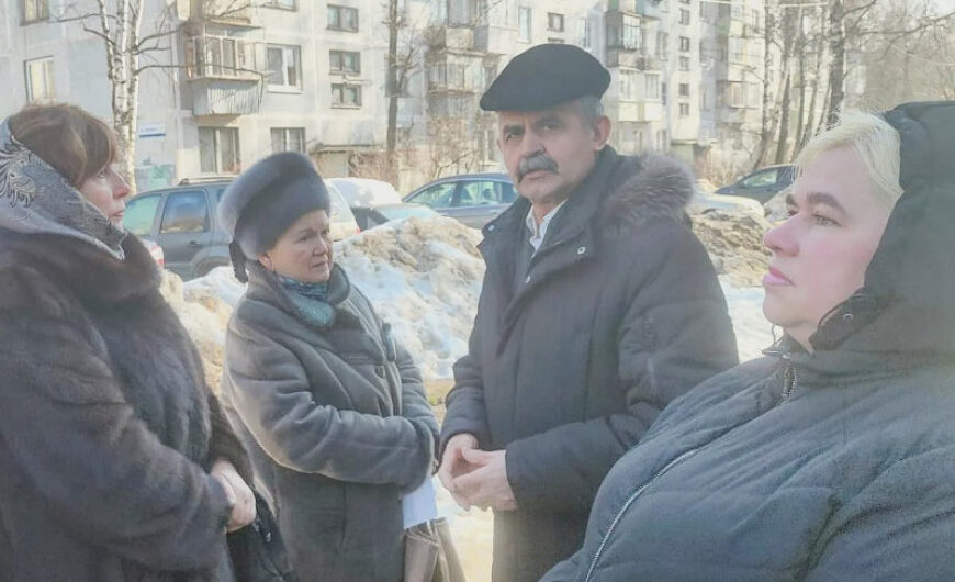 Член Щелковского «БОЕВОГО БРАТСТВА» Владимир Шапкин провел встречу с жителями в микрорайоне Бахчиванджи