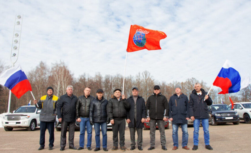Автопробег в поддержку спецоперации на Украине прошел в Луховицах