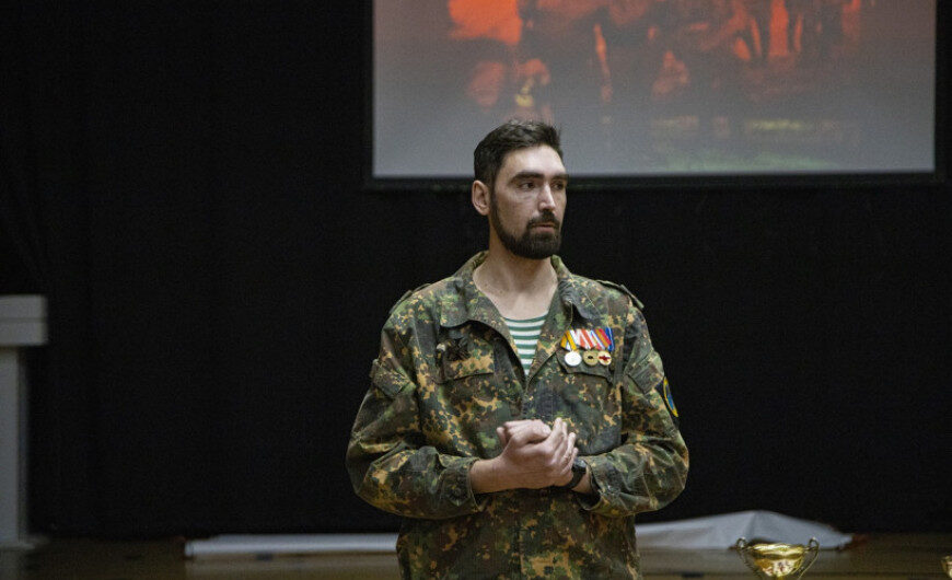 Члены Щелковского «БОЕВОГО БРАТСТВА» провели урок мужества «Крым наш, мы с тобой»