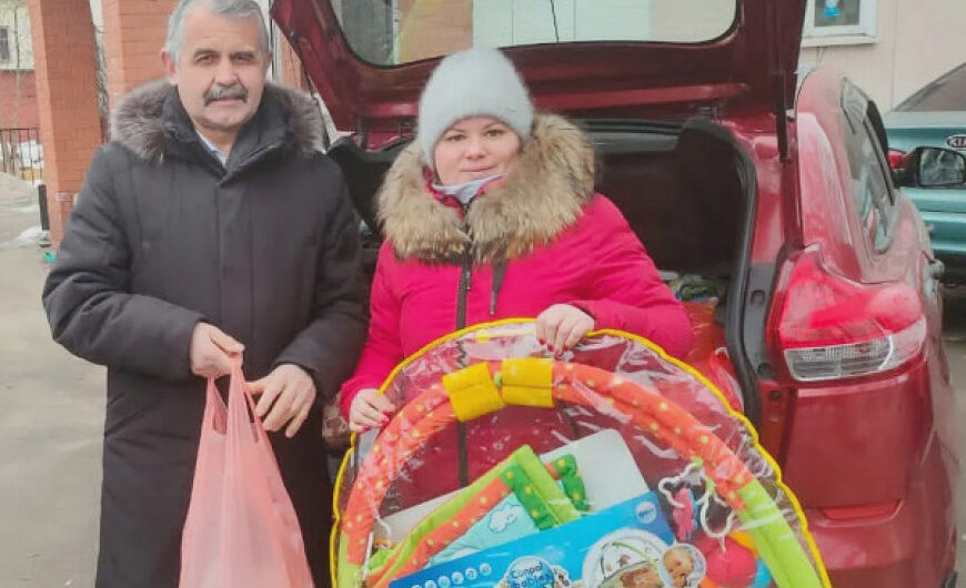 В Щелкове собирают гуманитарную помощь беженцам из Донбасса