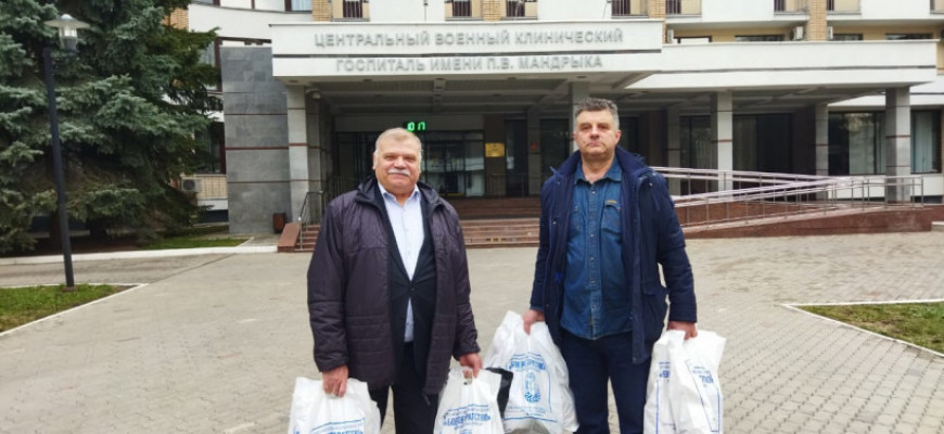 Ветераны Щелковского «БОЕВОГО БРАТСТВА» посетили госпиталь