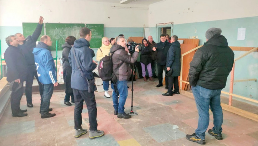 Члены Щелковского «БОЕВОГО БРАТСТВА» провели беседу с педагогами и родителями  щелковской школы