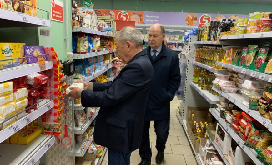 Сергей Тестов проверил наличие продовольственных товаров в магазинах