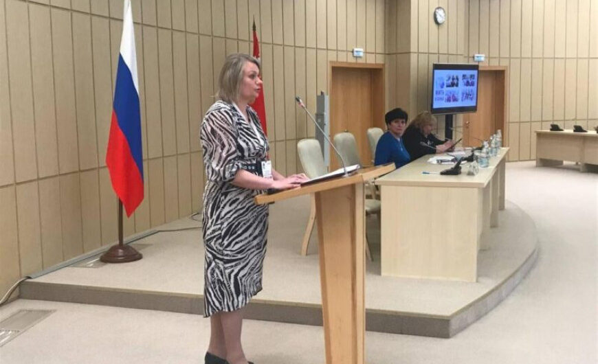 Активистка Наталья Леликова во всероссийском форуме «Жить и воспитываться в семье»