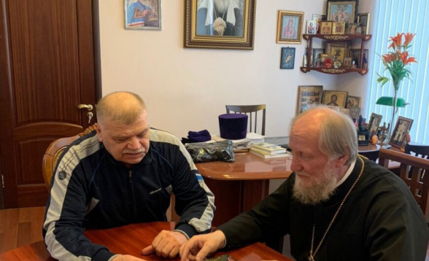 Руководитель Щелковского «БОЕВОГО БРАТСТВА» встретился с благочинным Щелковского церковного округа