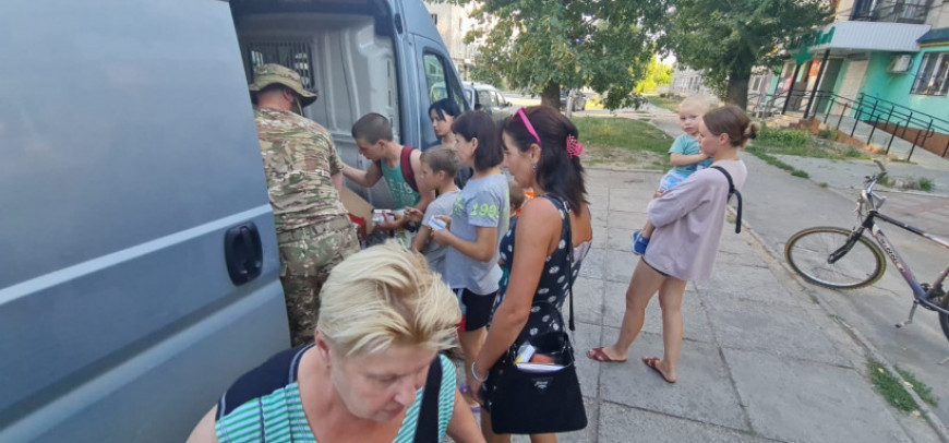 Пушкинские ветераны отвезли гумпомощь в Мариуполь