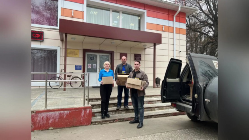 Представители домодедовской общественности несут гуманитарную помощь в отделение «БОЕВОГО БРАТСТВА»