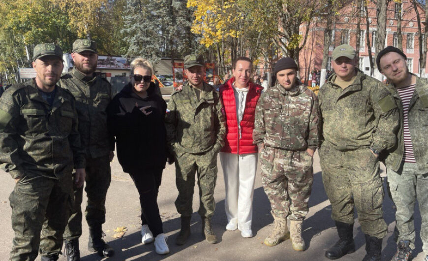Делегация ветеранов из Дмитрова посетила мобилизованных земляков