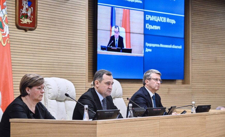 Владимир Шапкин участвовал в заседании в Мособлдуме
