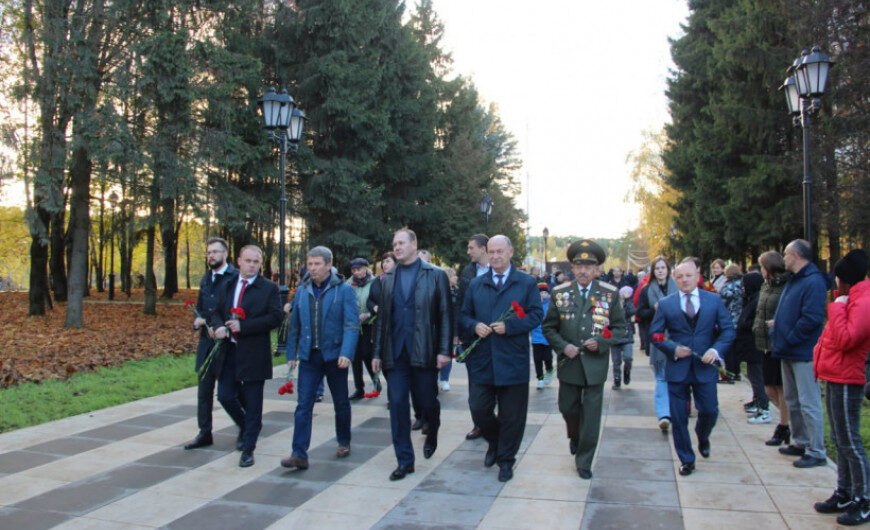 Ветераны участвовали в открытии парка «Патриот» после реконструкции