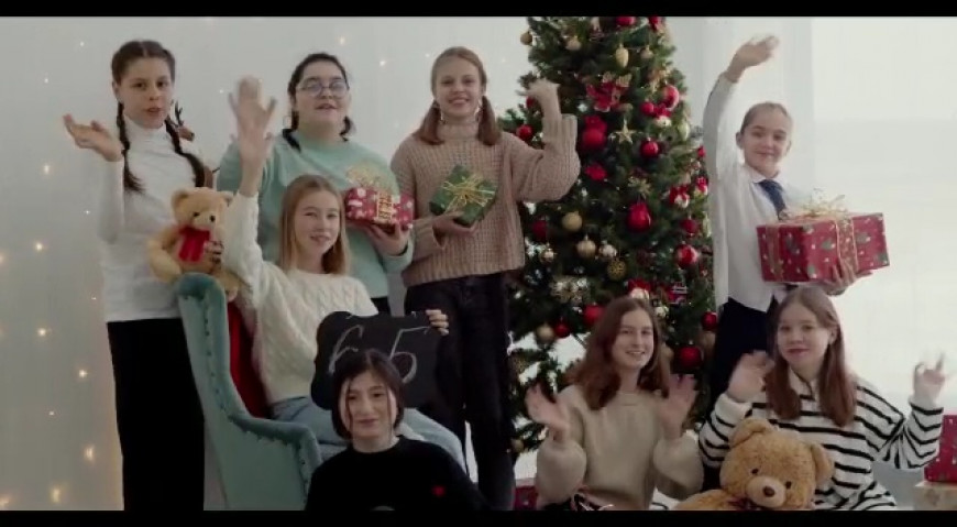 Домодедовские школьники записали новогоднее видеообращение к военнослужащим