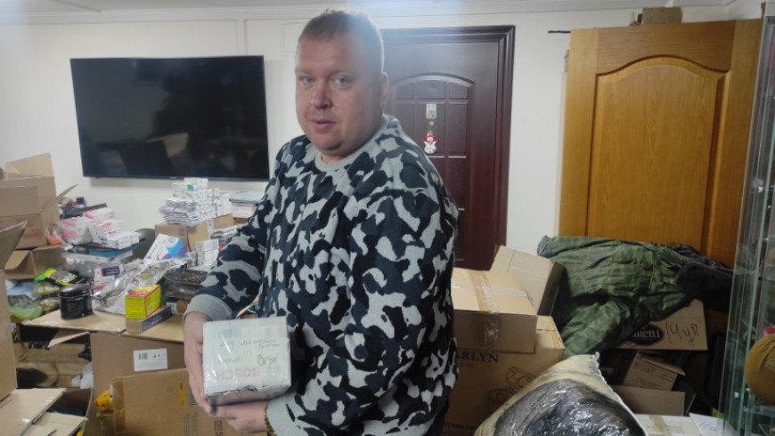 Лотошинцы доставили в Домодедово гуманитарный груз для отправки в Донбасс
