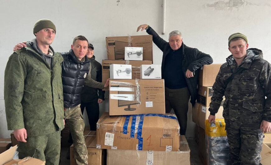 Ветераны «БОЕВОГО БРАТСТВА» и подмосковные депутаты доставили в ДНР две фуры с гуманитарной помощью